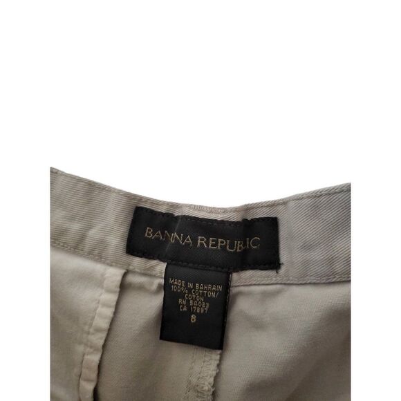 Banana Republic Shorts Women Sz 8 Tan Khaki Summer‎ Everyday - Picture 6 of 6